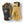 Hestra black and tan leather gloves with adjustable wrist straps