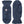 Pair of navy blue Hestra knit wool mittens