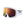 POC white ski goggles with orange reflective lens