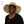Woman wearing a wide brimmed straw hat by Polar Products