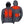 Mobile Warming grey hooded jacket showing internal heating elements on chest and back