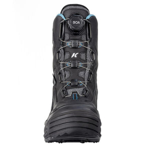 Korkers black wading boot with BOA lacing system