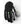 Hestra black and grey ski glove with green accents