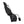 Thule black rear mounted child bike seat with adjustable harness and footrests