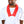 Man wearing a red cooling neck wrap over a white t-shirt