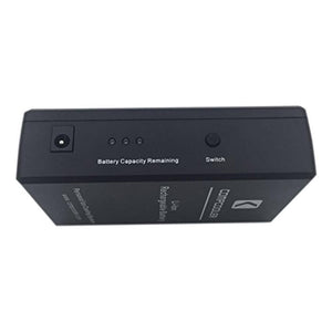 CompCooler rechargeable lithium ion battery pack with power switch and capacity indicator lights