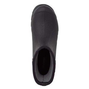 Top view of a black Dryshod rubber boot