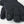 Black Hestra glove showing textured fabric and reinforced finger tips
