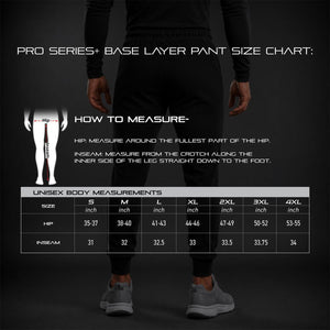 ActionHeat Pro Series+ Bluetooth Unisex Heated Base Layer Pants