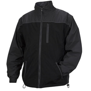 Pyramex Safety black and grey zip up jacket with chest and side pockets