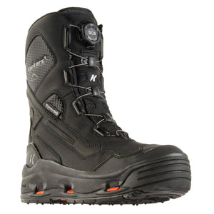 Korkers black winter boot with BOA lacing system and Thinsulate insulation