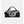 Grey and black Under Armour duffel bag with shoulder strap