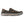 Korkers grey canvas slip on shoe with orange accents