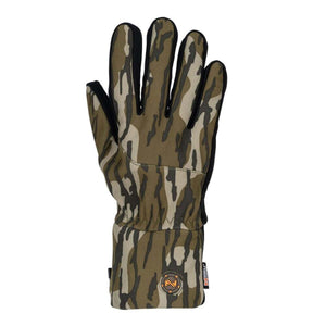 Mobile Warming camouflage hunting glove with black trim