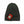 Glovii black ribbed beanie with a red battery pack connected by a cable