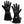ActionHeat black heated gloves with battery pack and adjustable wrist straps