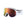 POC white ski goggles with orange reflective Zeiss lens