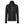 Black Diamond black hooded fleece jacket with a grey front zipper and chest pocket