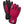 Hestra pink and black winter gloves with wrist straps