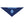Dark blue triangular pet bandana with a light blue oval patch and top trim