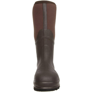 Muck brown rubber and neoprene tall work boot