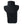 Black quilted neck gaiter with high collar