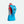 Nathan handheld water bottle with blue mesh strap and red cap