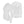 Mobile Cooling white long sleeve hooded shirt shown from front and back views