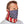 Man wearing a neck gaiter with an American flag print