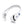 White wearable neck fan with Dallas Cowboys star logo and digital display