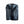 Blue and grey bark camouflage pattern soft cooler bag with black buckle strap