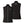 Front and back view of a black Venture Heat heated vest