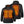 Venture Heat black hooded puffer jacket showing internal heating elements on front and back