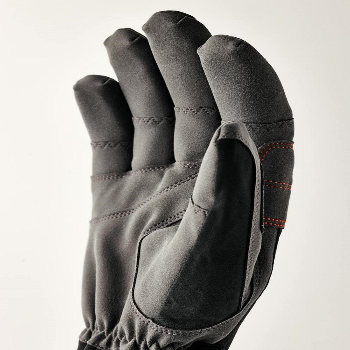 Hestra - Ergo Grip Delta HDry - 5 finger - Black/Dark grey