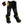 ActionHeat black battery heated socks with grey and yellow accents