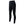 Black thermal leggings with an integrated power button on the waistband