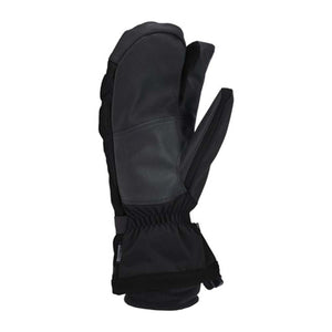 Kombi black three finger winter mitten