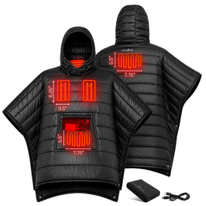 ActionHeat New England Patriots Battery Heated Poncho