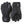 Hestra black CZone winter gloves with adjustable wrist straps