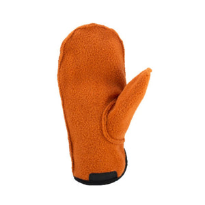 Kombi orange fleece mitten