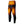 Gobi Heat black heated base layer pants with glowing orange heating elements on waist and thighs