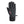 Seirus black glove with fitted cuff and side buckle