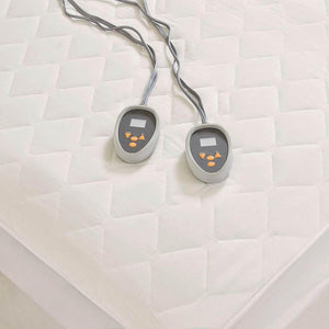 Beautyrest Cotton Deep Pocket Heated Mattress Pad with 20 Heat Settings - Full