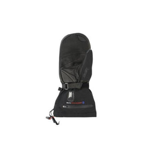 Lenz black heated mitten with wrist strap and battery compartment