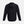 Back view of a black Under Armour hooded windbreaker jacket