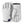 Hestra white sheepskin gloves with black trim