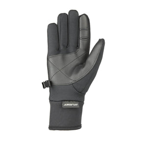 Seirus black insulated glove with textured palm grip