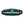 Nathan black and teal running waist belt with two zippered pockets and reflective accents