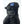 Black leather Hestra glove cuff with adjustable velcro strap and size 9 label
