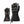 Lenz heated gloves with black and white patterned fabric and integrated battery control button